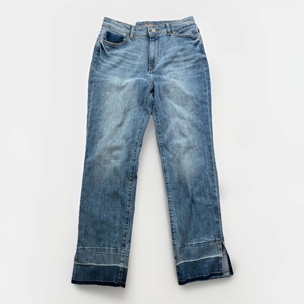 DL1961 Jeans Women's Size 30 Mara Ankle Instasculpt High-Rise Straight Blue